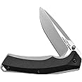 Camillus Carbide Edge 7.75" Tactical Folding Knife with 3.25" Drop-Point, 420 Stainless, Titanium Bonded Blade and GFN Handle (19400)