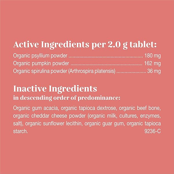 EVERROOT DOG SUPPLEMENTS POWERED BY PURINA DIGESTION CHEWABLE TABLETS WITH PUMPKIN – 4.23 OZ. CANISTER