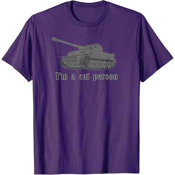 Amazon.com: I'm a Cat Person - WW2 Tiger Tank Zip Hoodie