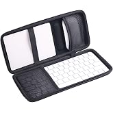 inDomit Hard Case Compatible with 67 68 Keys Apple Magic Keyboard + Magic Trackpad + Apple Magic Mouse,Black