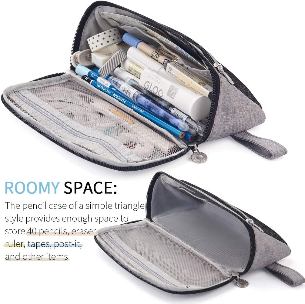 triangle pencil case