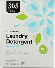 365 by Whole Foods Market, Powdered Laundry Detergent, Unscented, 80 HE Loads, 80 Ounce