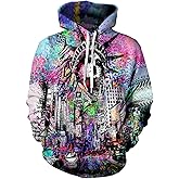 Mens Hip Hop Hoodie Street Novelty Hoodies 3d Printed Pullover Casual Sweatshirts