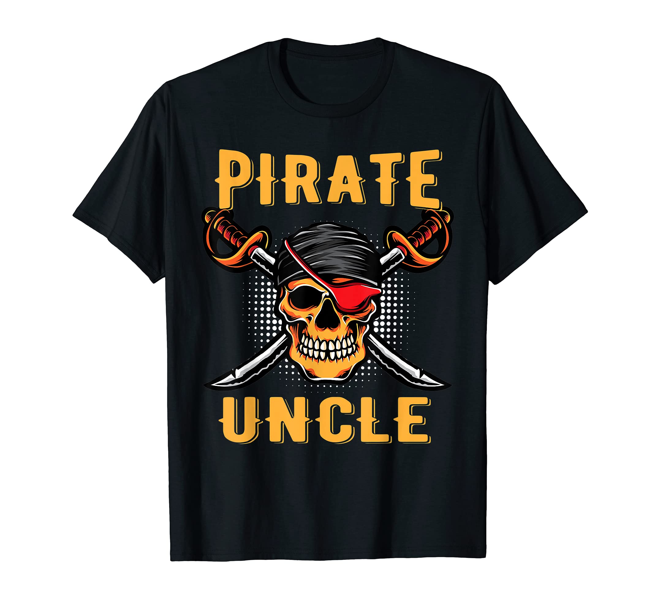 Pirate Uncle Funny Halloween Costume T-Shirt