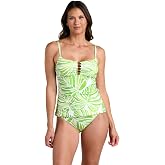 La Blanca Womens Over The Shoulder Tankini Swimsuit Top