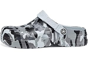 Ballaza Kids Camo Graphic Clog Beach Shoes（Big Kids）
