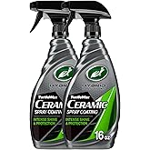 Turtle Wax Hybrid Solutions Ceramic Spray Coating, High Shine Car Wax, Offers Durable Paint Protection, Extreme Water Beading Action, Safe for Glass, Wheels, Trim and More, 16 oz (Pack of 2)