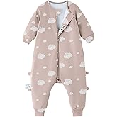 kaiya baby Unisex Toddler Sleep Sack with Feet, 2.5 Tog Baby Winter Sleep Sack Long Sleeve Gifts for Boys & Girls