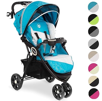 Froggy® Kinderbuggy DINGO Kinderwagen Buggy Jogger ultraleicht 5-Punkt-Sicherheitsgurt kompakt zusammenklappbar Liegefunktion