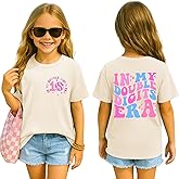 SANIXJOO in My Double Digits Era Shirt Birthday Girls T-Shirts 10th Birthdays Party Tee Tops Short Sleeve Summer Outfits