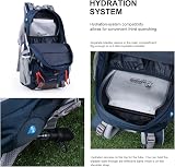 MOUNTAINTOP 40L Hiking Backpack Water Resistant Daypack 55x33x20cm view 5