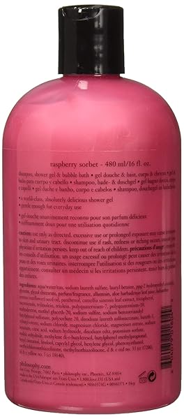 PHILOSOPHY – RASPBERRY SORBET SHOWER GEL, 16 OZ
