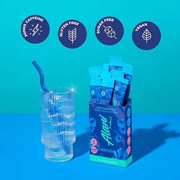 ALANI NU BREEZEBERRY, ENERGY STICKS 10 PACK