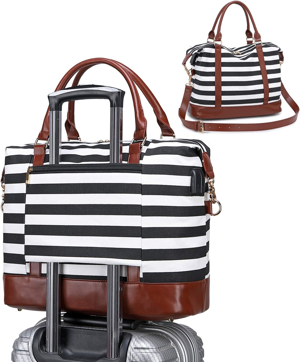 ladies weekend bag with wheels