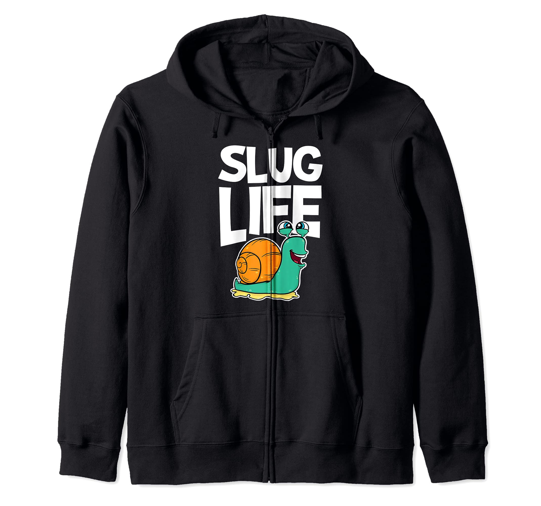 Garden Snail Lover I Funny Slug Life Zip Hoodie