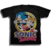 SEGA Boys Sonic The Hedgehog & Tails Short Sleeve Tshirt