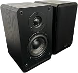 Roxel RBS-300 Passive Bookshelf Speaker Black Wood Effect 4 inch Woofer 1 inch view 6
