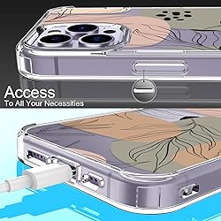 LUHOURI for iPhone 15 Pro Max Case with Screen
