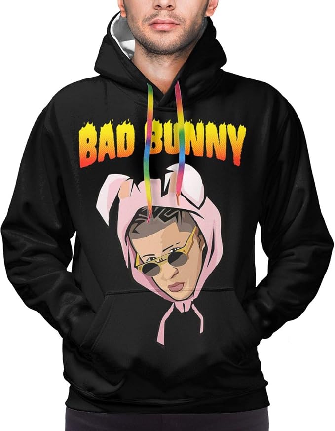 red bad bunny hoodie