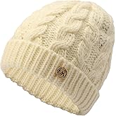 Michael Kors Womens Moving Cables Beanie, Stylish Hat & Fashion Accessory Cap for Women