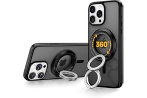 SYNCWIRE for MagSafe Phone Grip, 360° Rotation Magnetic Cell Phone Grip Magnetic Ring Holder Kickstand Mag Safe Ring Stand Compatible with iPhone 17 16 15 14 13 12 Pro Max MagSafe Accessories Android