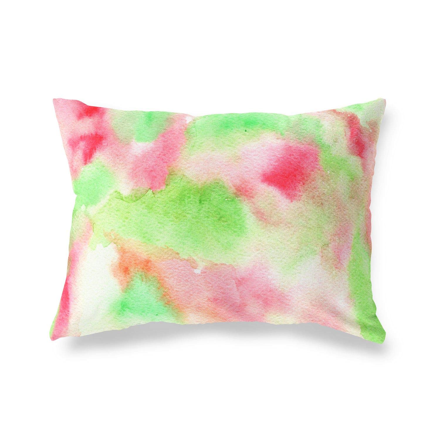 Bonamaison Decorative Cushion Cover Watercolor Theme, Throw Pillow Covers, Home Decorative Pillowcases for Livingroom, Sofa, Bedroom, Size:35x50 Cm - Designed and Manufactured in Turkey