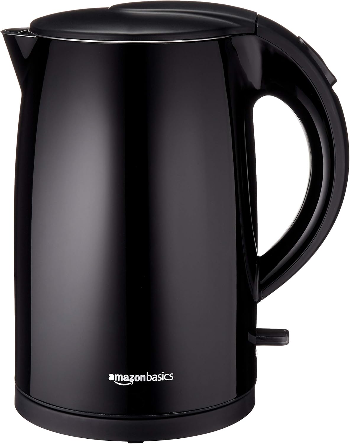 AmazonBasics Double-Walled Stainless Steel Electric Kettle - 1.7 Liter (Renewed)