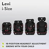 Lionelo Levi Car Seat 9-36 kg I-Size Memory Foam Headrest LED Lights view 7