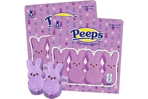 Needzo Purple Easter Bunny Marshmallow Candy, 3 Ounce (Pack of 2)