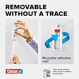tesa Powerstrips Adhesive Hooks for Wallpaper & Plaster 1kg - 4 Pack White view 6