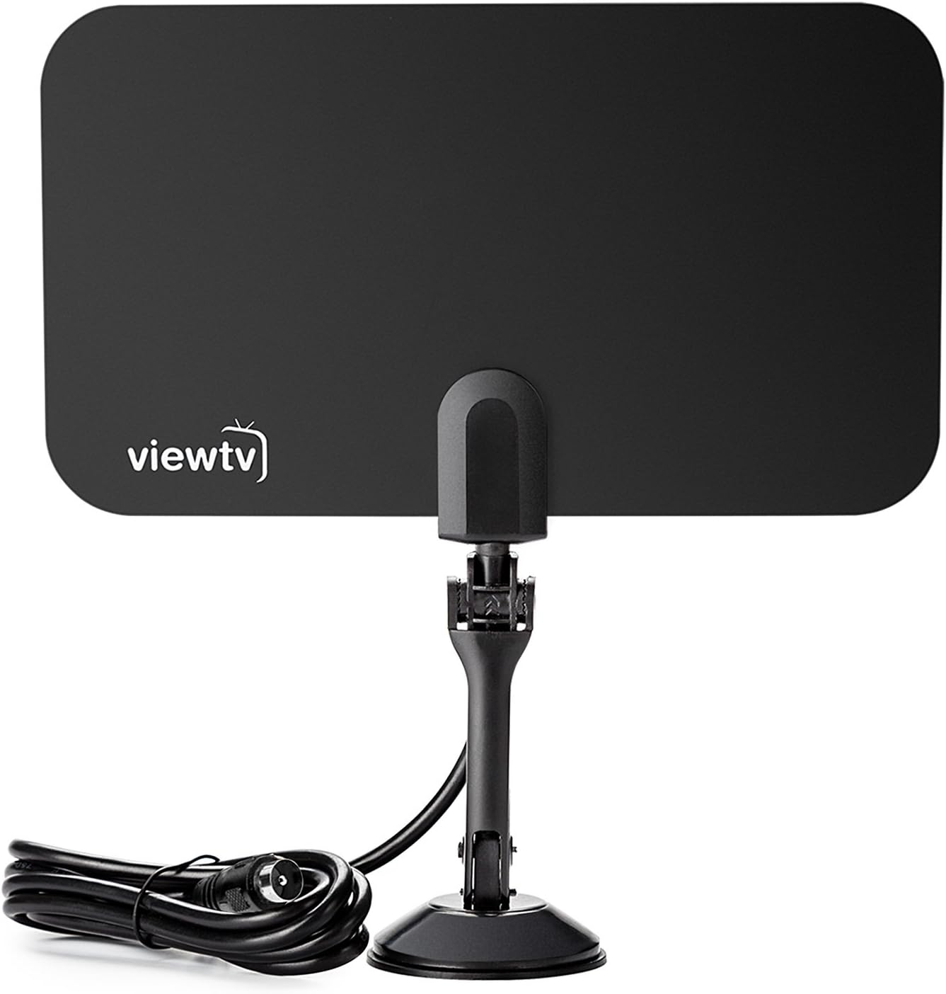 ViewTV 25 Mile Aerial TV Antenna - DVB-T2 & DVBT-HD Digital Ready High Performance Digital Antenna (Super Thin design)