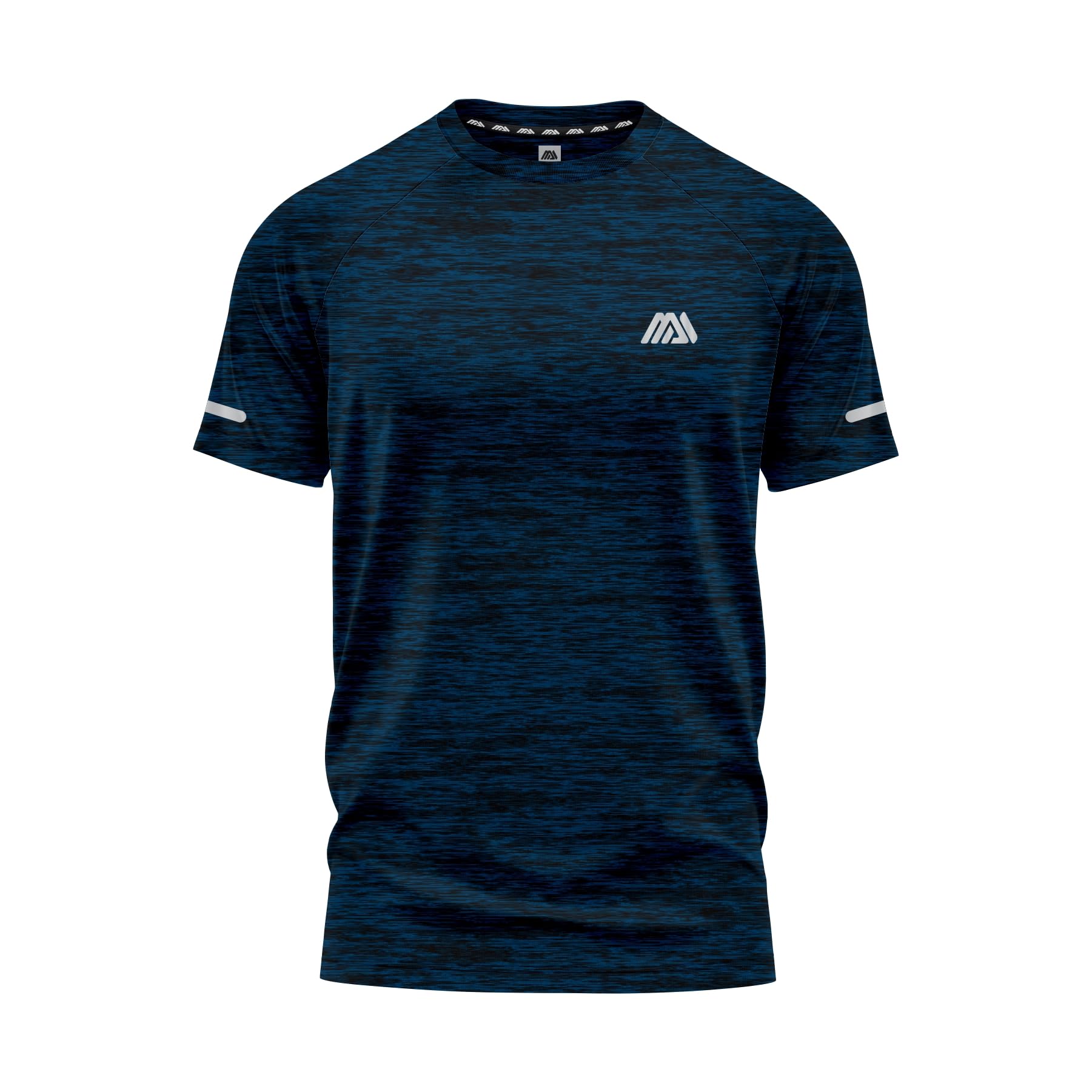 mymixtrendz Pack of 3 Mens Short Sleeve T-Shirts Athletic Workout Fit Wicking Moisture Quick Drying Sports Gym T-Shirts Top