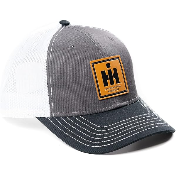J&D Productions International Harvester IH Logo Hat, Red And - Foto 7