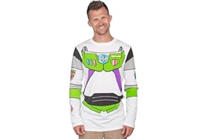 Mad Engine Buzz Lightyear White Long Sleeve T-Shirt for Men’s & Women’s