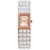TIME100 Womens Ceramic Women Bracelet Wrist Watches White Pink Ceramin Lady Women Wrist Watch