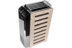 Sauna Heater, 3KW Electric Sauna Stove, Stainless Steel Sauna Heater with Internal Control, Sauna Heating Stove Heater for Ho