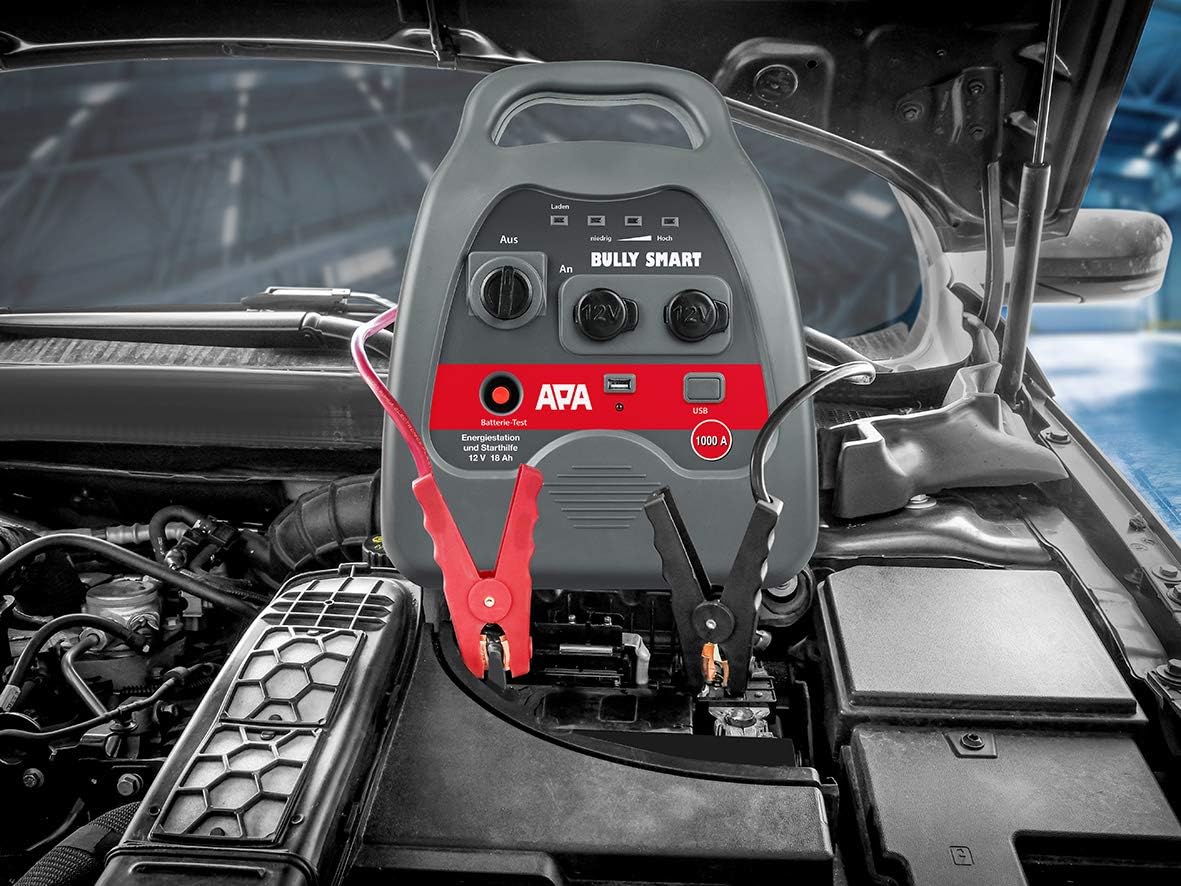 PA APA 16644 Power Pack Bully Smart with Jump Starter 1000 A, black - Image 3