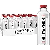 BODYARMOR SportWater, High Alkaline Water Pack + Electrolytes, 0.7L (24 Pk) | Premium Alkaline Water with Electrolytes, 9+ pH Wide Mouth Chuggable Electrolyte Water Pack, Reverse Osmosis &amp; Zero Calories