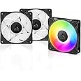 ARCTIC P12 Pro A-RGB - 3 Pack - Powerful Premium Fan, 120 mm PWM Fan with Y-Cable Splitter, 600-3000 rpm, 0 rpm <5% PWM, 5V D