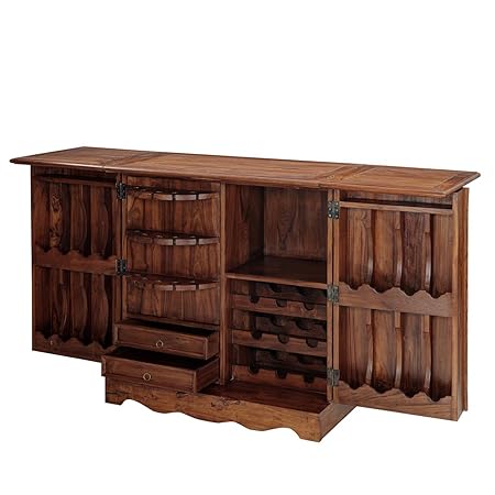 Inhouz INHZ0855(T) Bar Cabinet (Brown)