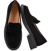 Loafers for Women, Classic Penny Slip On Flat Dress Shoes | Comfort Dressy Style, Closed Toe, Business Casual Look, Office, Commuting, Travel, Weekend &amp; Everyday Wear