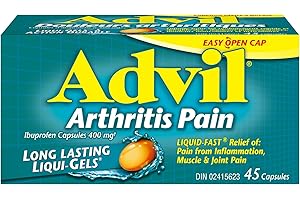 Advil Arthritis Pain (45 Count) 400 mg ibuprofen, Inflammation and Temporary Pain Reliever