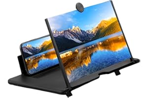 Phone Magnifier for Screen | Portable Smartphones Amplifier Stand - Phone Screen Magnifier Holder,for Men Women Boys Girls Yo