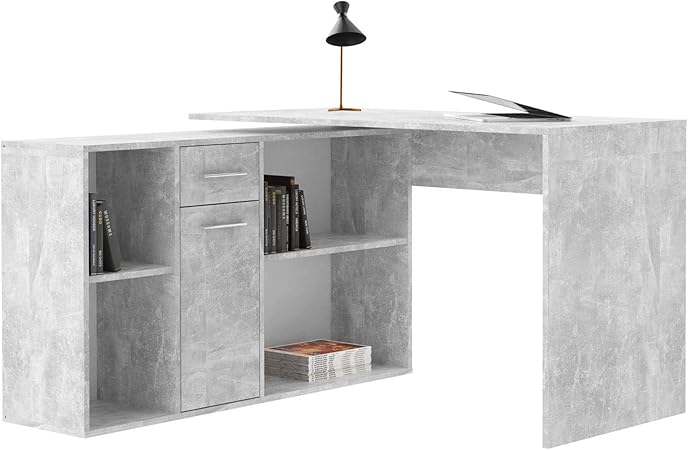 Idimex Bureau D Angle Carmen Table Avec Meuble De Rangement Integre Et Modulable Avec 4 Etageres 1 Porte Et 1 Tiroir Decor Beton Amazon Fr Cuisine Maison Idimex Bureau D Angle Carmen Table Avec Meuble De Rangement Integre Et Modulable Avec 4 Etageres 1 Porte Et 1 Tiroir Decor Beton Amazon Fr Cuisine Maison