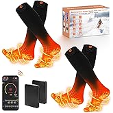 Heated Socks for Men Women APP Control Electric Heating Socks 7000mAh Rechargeable Battery Heate Thermal Socks for Winter Camping Fishing Cycling Skiing Hunting Hiking