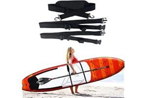 Surfboard Shoulder Strap,Paddle Board Carry Strap, paddle board accessories, AdjustableMulti-Usage Shoulder Strap, Ideal for 