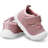 Baby Walking Shoes Toddler Girl Boy Soft Sole Breathable Mesh Slip on Summer Wide Shoes Infant Flexible Lightweight Non-Slip Safer Causal Tennis Shoes Toddler First Walkers Shoes Rubber Soles Outdoor