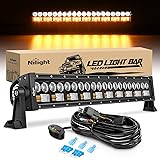 Nilight LED Light Bar 7D 22Inch 150W Spot Flood