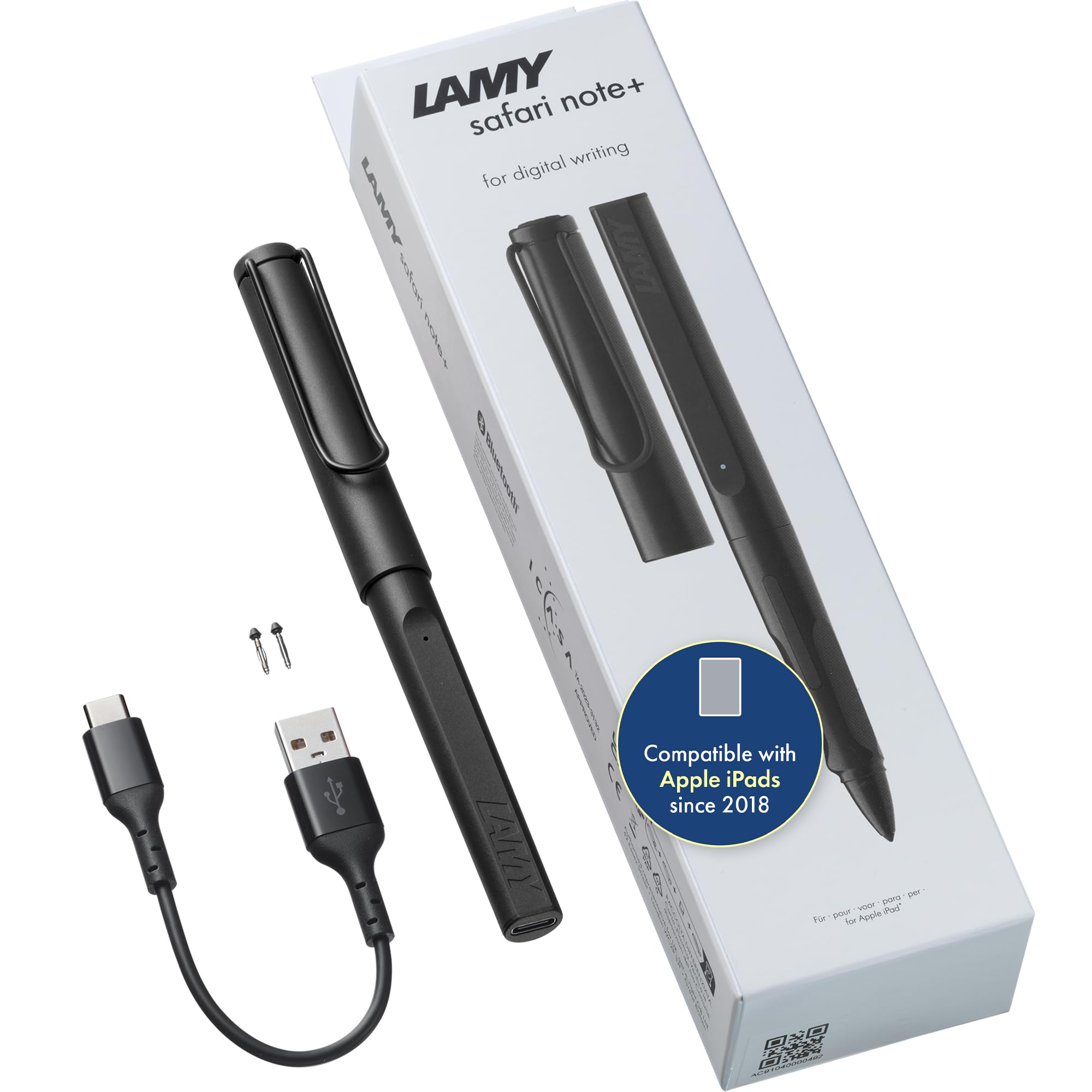 LAMY Safari Note+ All Black iPad Pen - Stylus Pen