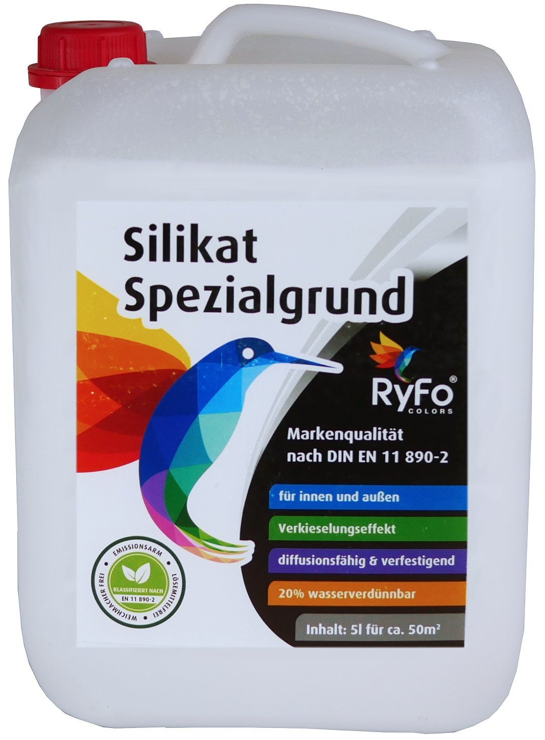Silikatgrundierung, Wässriger Silikat-Tiefengrund Für Aussen Und Innen